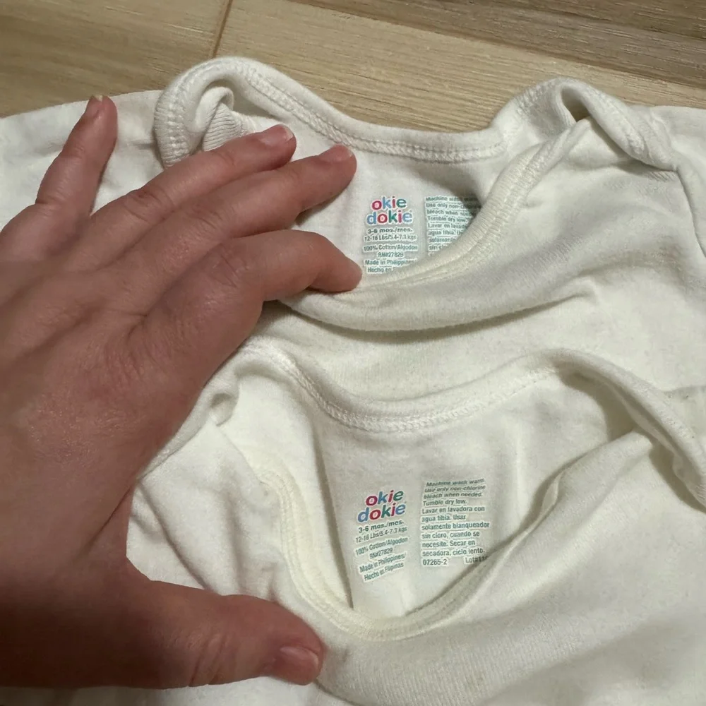 White onesie lot